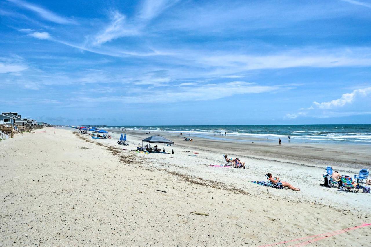 Modern Oak Island Escape 1 Mile To Long Beach! Bagian luar foto