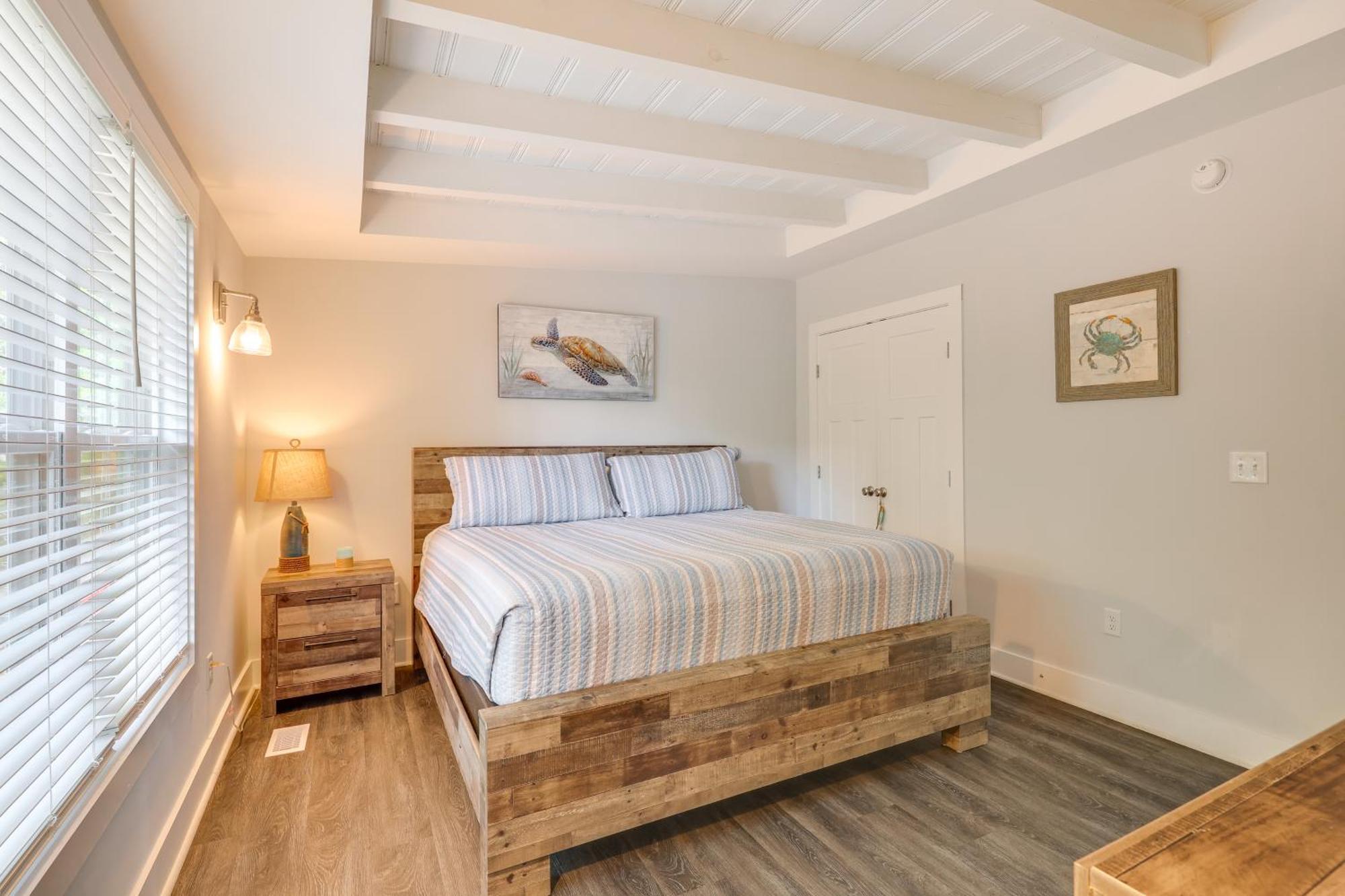 Modern Oak Island Escape 1 Mile To Long Beach! Bagian luar foto